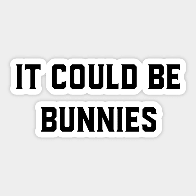 Buffy the Vampire Slayer | It Could Be Bunnies | BTVS Sticker by GeeksUnite!